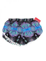 Modelo: Azul cl Pantalones Cortos - Pantalón hippie corto PAET04 - Modelo Azul cl