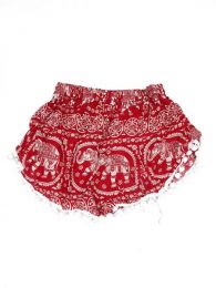 Modelo: Rojo Pantalón hippie corto Mod Rojo