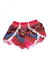 Modelo: Rosa Pantalones Cortos - Pantalón hippie corto PAET06 - Modelo Rosa