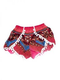 Pantalones Cortos - Pantalón hippie corto PAET06 - Modelo Rosa