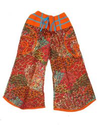 Outlet Ropa Hippie - Pantalón amplio apto PAEV07 - Modelo Naranja