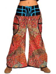 Pantalón hippie amplio satén, para comprar al por mayor o detalle  en la categoría de Outlet Hippie Artesanal  | ZAS.[PAEV07]