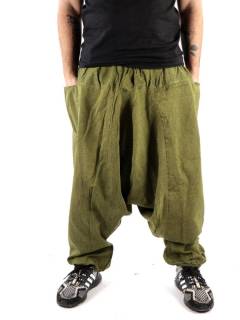 Pantalón Aladin Harem liso unisex [PAEV08]. Pantalones Hippies para comprar al por mayor o detalle  en la categoría de Ropa Hippie de Hombre, Artesanal | ZAS.