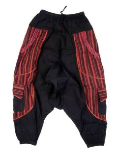 Pantalones Hippies - pantalón hippie harem PAEV13 - Modelo Granate