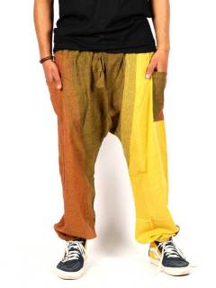 Pantalón étnico harem patchwork unisex [PAEV14]. Pantalones Hippies para comprar al por mayor o detalle  en la categoría de Ropa Hippie de Hombre, Artesanal | ZAS.