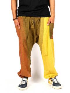 Pantalón étnico harem patchwork unisex,  para comprar al por mayor o detalle  en la categoría de Ropa Hippie de Hombre, Artesanal | ZAS. [PAEV14]