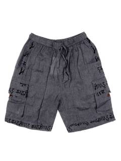 Modelo: Gris 25 Pantalones Hippies - Pantalón hippie corto PAEV15 - Modelo Gris 25