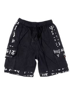 Modelo: Negro 25 Pantalones Hippies - Pantalón hippie corto PAEV15 - Modelo Negro 25
