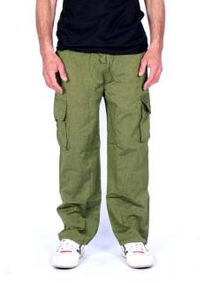 Pantalón hippie liso con 6 bolsillos [PAEV17]. Pantalones Hippies para comprar al por mayor o detalle  en la categoría de Ropa Hippie Bohemia de Hombre, Artesanal | ZAS.