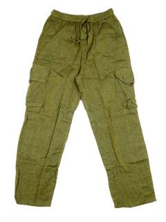 Pantalones Hippies - Este pantalón presenta PAEV17 - Modelo Verde