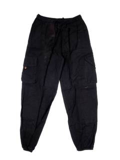 Modelo: Negro Pantalones Hippies - Pantalón Hippie Jogger, PAEV17J - Modelo Negro