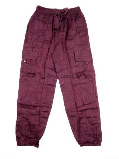 Modelo: Granate Pantalones Hippies - Pantalón Hippie Jogger, PAEV17J - Modelo Granate