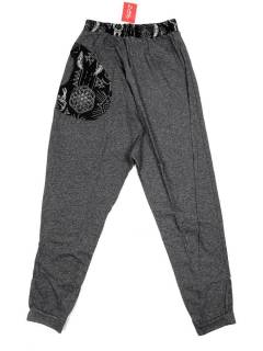 Modelo: Gris Pantalones Hippie Harem - Pantalon muy confortable PAEV18B - Modelo Gris