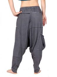 Detalle no seleccionable para compra Pantalones Hippie Harem - Pantalon de algodón PAEV19.