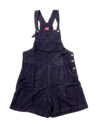 Outlet Ropa Hippie - Peto corto muy confortable PAEV22 - Modelo Negro