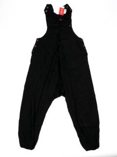 Modelo: Negro Monos, Petos y Vestidos largos - Peto largo muy confortable PAEV23 - Modelo Negro