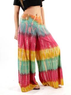 Pantalon Hippie Amplio Tie Dye Multicolor, para comprar al por mayor o detalle  en la categoría de Ropa Hippie de Mujer | ZAS.[PAEV25]