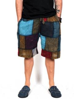 Pantalón hippie corto Patchwork, para comprar al por mayor o detalle  en la categoría de Ropa Hippie de Mujer | ZAS Tienda Alternativa.[PAEV26]