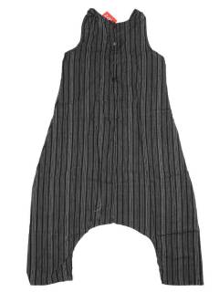 Monos, Petos y Vestidos largos - Pantalón tipo Peto PAEV28 - Modelo Negro
