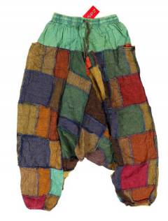 Modelo: Verde Pantalones Hippies y Alternativos - Pantalón hippie tipo PAEV34 - Modelo Verde