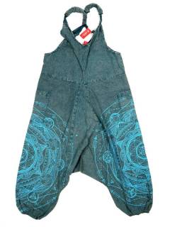 Monos, Petos y Vestidos largos - Pantalón tipo Peto PAEV37 - Modelo Azul