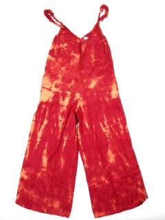Monos, Petos y Vestidos largos - Pantalón tipo Peto PAEV38 - Modelo Rojo