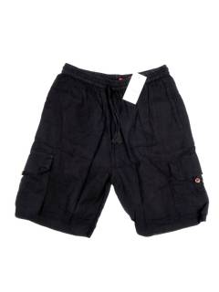 Modelo: Negro Pantalones Hippies - Comodidad y estilo en verano PAEV39 - Modelo Negro
