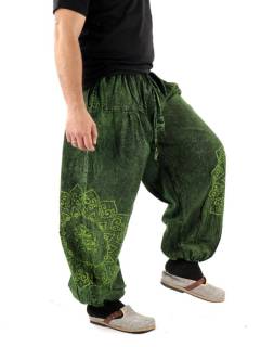 Pantalón Hippie Unisex Jogger 2 Mandalas PAEV40 para comprar al por mayor o detalle  en la categoría de Ropa Hippie de Hombre, Artesanal | ZAS.