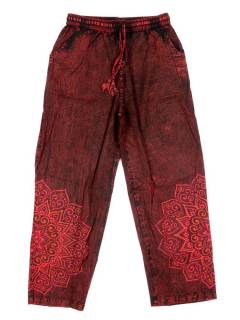 Modelo: Rojo Pantalones Hippies - Pantalón Hippie Unisex PAEV40 - Modelo Rojo