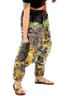 Detalle no seleccionable para compra Pantalones Hippie Harem - Explora la esencia del estilo PAEV42.