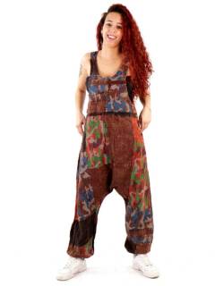 Peto Hippie Patchwork Camuflaje,  para comprar al por mayor o detalle  en la categoría de Ropa Hippie de Mujer | ZAS. [PAEV45]