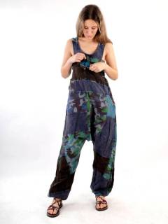 Monos, Petos y Vestidos largos - Peto Hippie Patchwork Camuflaje. PAEV45.