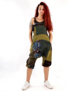 Peto Hippie Corto Patchwork Camuflaje, para comprar al por mayor o detalle.[PAEV45C]