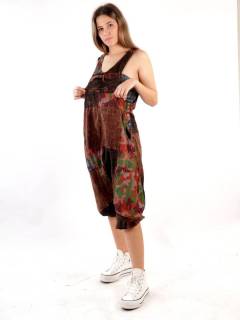 Detalle no seleccionable para compra Monos, Petos y Vestidos largos - Peto Hippie Corto Patchwork PAEV45C.