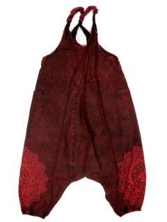 Monos, Petos y Vestidos largos - Este Peto de Tiro Bajo combina PAEV49 - Modelo Rojo
