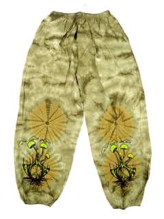 Pantalones Hippies - Este Pantalón Jogger PAEV50 - Modelo Verde