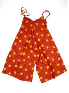 Modelo: Naranja Monos, Petos y Vestidos largos - Este colorido Peto Amplio PAEV51 - Modelo Naranja
