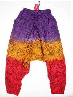 Modelo: Morado Pantalones Hippies - Pantalón estilo cagado PAEV52 - Modelo Morado