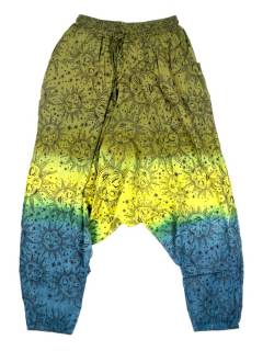 Modelo: Verde Pantalones Hippies - Pantalón estilo cagado PAEV52 - Modelo Verde