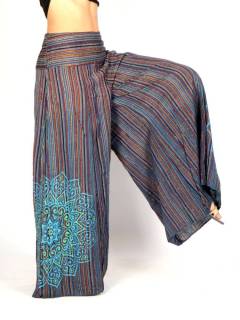 Detalle no seleccionable para compra Pantalones Hippie Harem - Pantalón de algodón PAEV54.