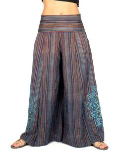 Detalle no seleccionable para compra Pantalones Hippie Harem - Pantalón de algodón PAEV54.