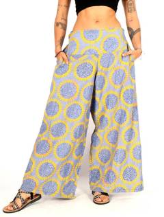 Pantalón ancho girasol con esencia natural, para comprar al por mayor o detalle.[PAEV66]