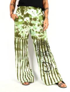  Pantalón amplio tie dye sol y luna en contraste para comprar al por mayor o detalle  en la categoría de Ropa Hippie de Mujer | ZAS  [PAEV76] .