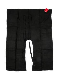 Modelo: Negro Pantalones Hippie Harem - Pantalón tradicional PAFHL - Modelo Negro