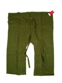 Modelo: Verde Pantalones Hippie Harem - Pantalón tradicional PAFHL - Modelo Verde