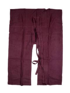 Modelo: Granate Pantalones Hippie Harem - Pantalón tradicional PAFHL - Modelo Granate