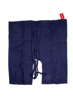 Modelo: Azul Pantalones Hippie Harem - Versión corta del clásico PAFHP - Modelo Azul