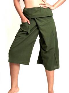 Pantalon Thai fisherman corto con bolsillo PAFHP para comprar al por mayor o detalle  en la categoría de Ropa Hippie de Mujer Artesanal | ZAS.