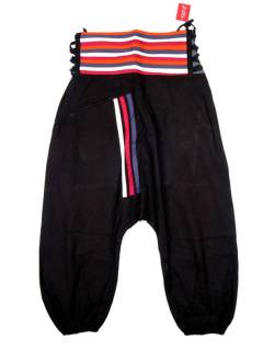 Modelo: Negro Pantalones Hippies - Nuestro Pantalón Harem PAHC18 - Modelo Negro