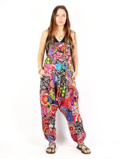 Detalle no seleccionable para compra Monos, Petos y Vestidos largos - Peto hippie de algodón PAHC30.